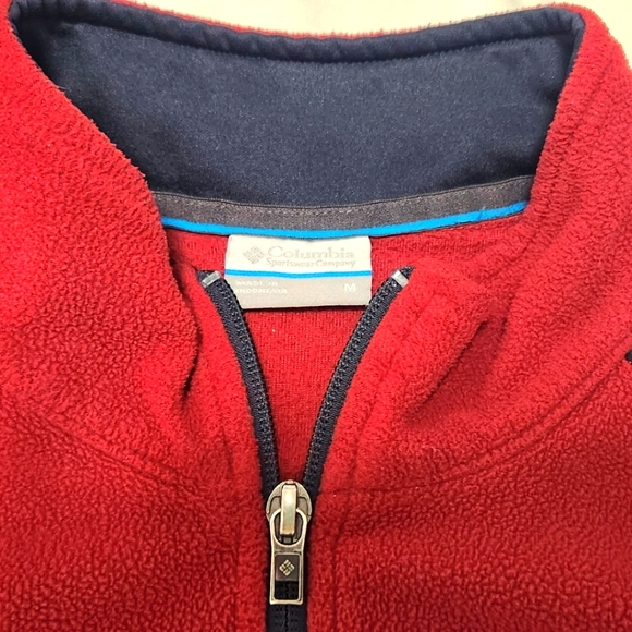Columbia 1/4 Zip Fleece Medium - Picture 3 of 7